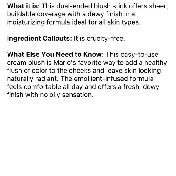 MAKEUP BY MARIO Soft Pop Blush Stick - Soft Coral - Picture 4 of 5